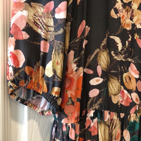 Anthropologie Meadow Rue Floral Dress, Size 6 - Picture 4 of 7